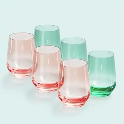 free estelle colored glass set - FREE Estelle Colored Glass Set
