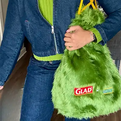 free oscar the grouch inspired fuzzy bag - FREE Oscar the Grouch-Inspired Fuzzy Bag