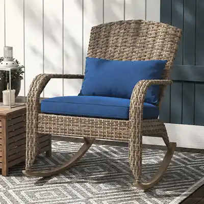 free outdoor wicker rocking chair - FREE Outdoor Wicker Rocking Chair